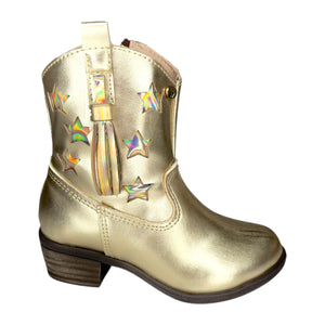 Bota para Niña – Color Dorado en Material Sintético