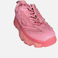 2412002FUD LUZA / Tenis de plataforma rosa fuerte – Comodidad