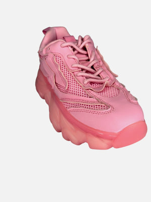 2412002FUD LUZA / Tenis de plataforma rosa fuerte – Comodidad
