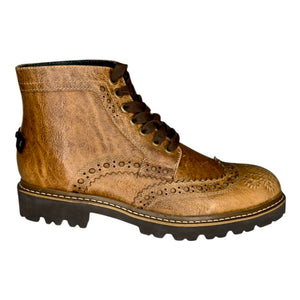 5419 crilin miel- Bota Brogue para Caballero – Piel