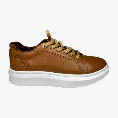 6000 camel /  interior animal print y plataforma