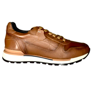 6315 suave miel Tenis Color Camel – Piel Grabada a Mano