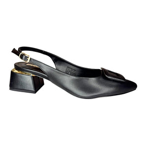 Mule Elegante Negro / 332501 Francia