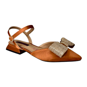 29401 liza - Bronze Satin Bow – Elegancia