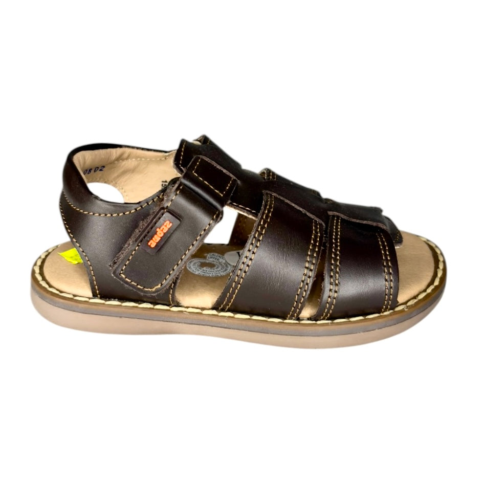 Sandalia para Niño – Color Café Estilo Clásico | Marca Audaz