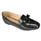 Flats Negros con Moño – Comodidad y Estilo para Pie Ancho