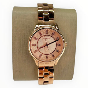 Reloj para Mujer Fossil – Diseño Simple en Color Dorado