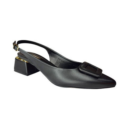 Mule Elegante Negro / 332501 Francia