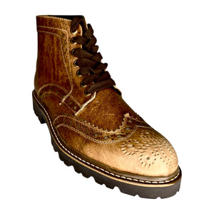 5419 crilin miel- Bota Brogue para Caballero – Piel