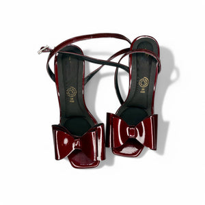 Zapatilla moño 888 Nebraska merlot