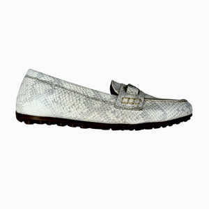 7560 Dany vipera  / Mocasín de Piso con Diseño de Víbora