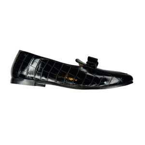 Flats Negros con Moño – Comodidad y Estilo para Pie Ancho