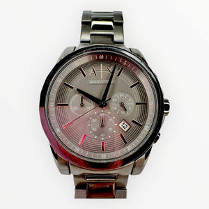 Reloj para Caballero Armani – Estilo Clásico en Color Plateado