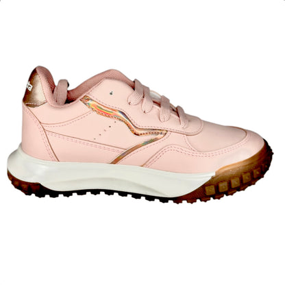 Tenis Deportivo para Niña – Color Rosa con Detalles Metálicos