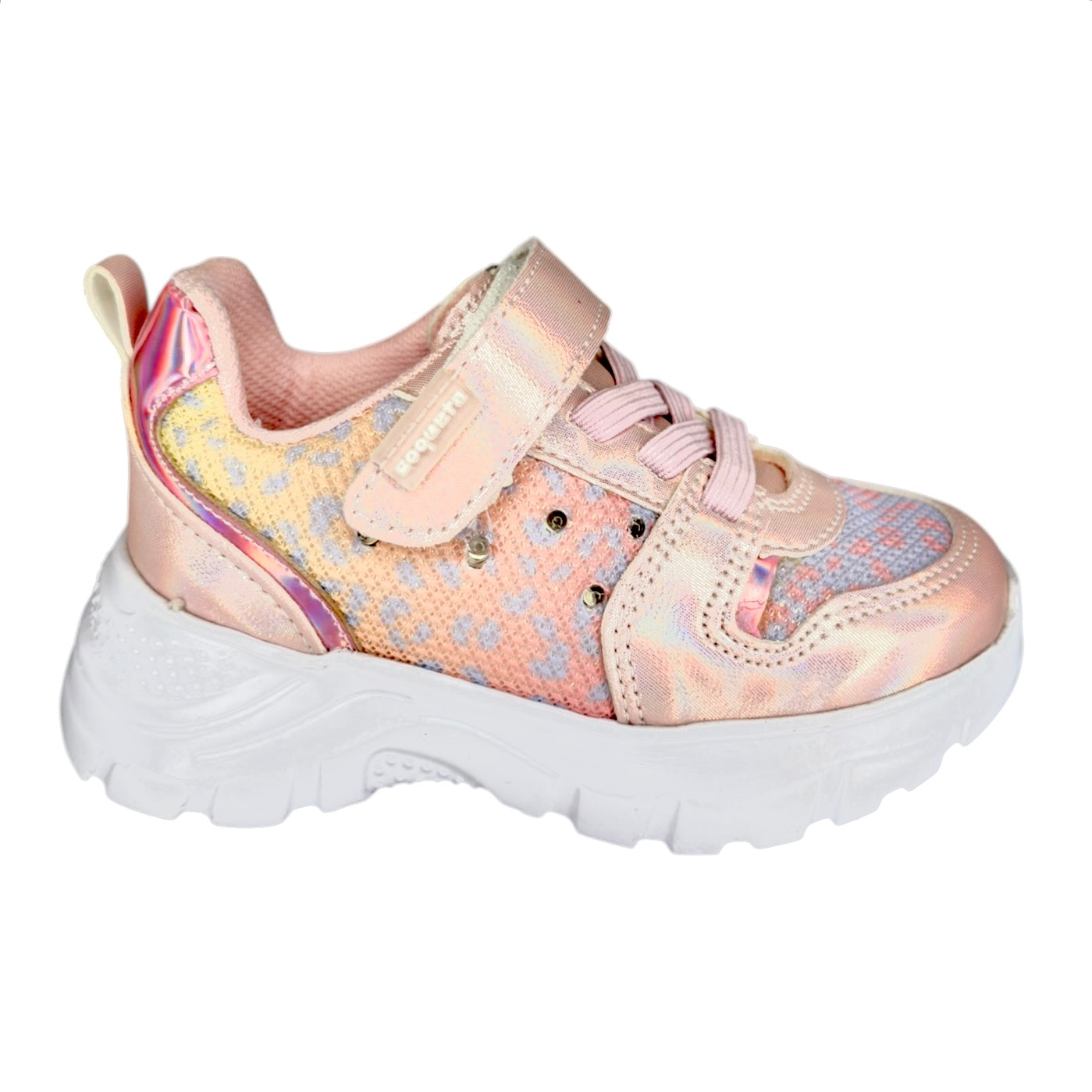 Tenis Deportivo para Niña – Rosa Brillante con luces | Marca Coqueta