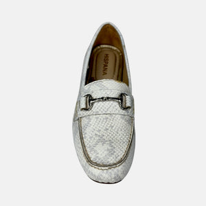 7560 Dany vipera  / Mocasín de Piso con Diseño de Víbora