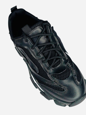 🖤 luza 2412002NGD / Tenis Negros de Plataforma Alta