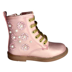 Selma champange 23272 – Color Rosa con Flores y Piedras