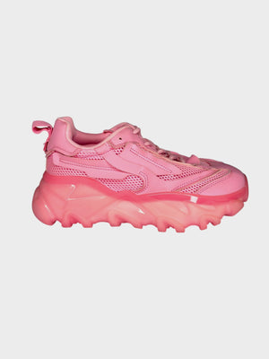2412002FUD LUZA / Tenis de plataforma rosa fuerte – Comodidad