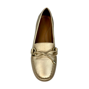 Flats Dorados Gillio – Brillo y Comodidad para Tu Día a Día