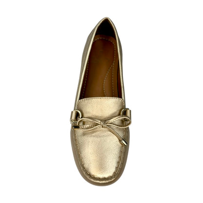 Flats Dorados Gillio – Brillo y Comodidad para Tu Día a Día
