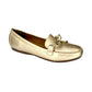Flats Dorados Gillio – Brillo y Comodidad para Tu Día a Día