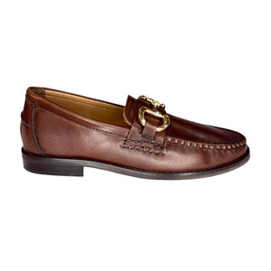 🤎 953004– Flats de Piel Vacuno con Detalle de Costura