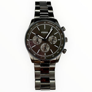 Reloj para Caballero Fossil – Elegante Diseño en Negro con Detalles Cromados