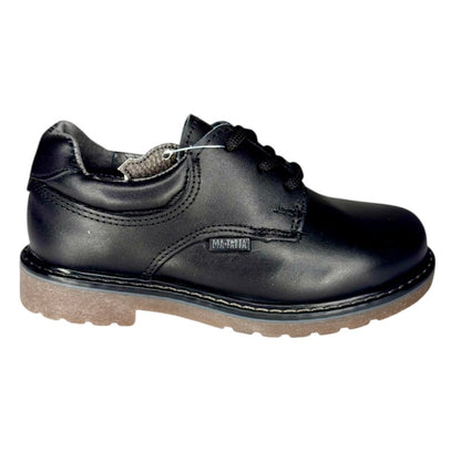 Zapato Escolar para Niño – Negro de Piel | Marca Ma-Tita
